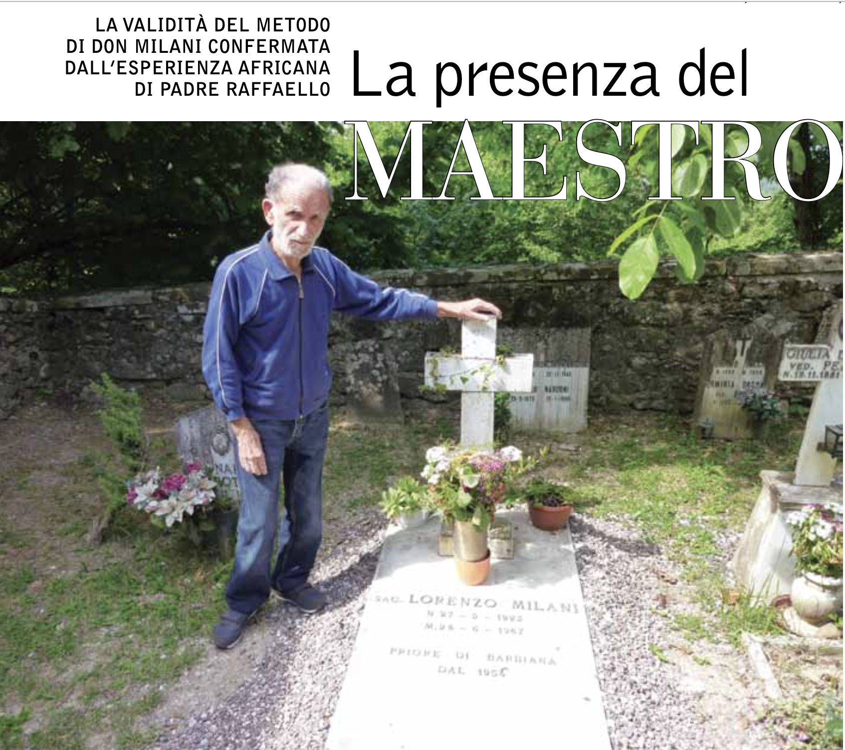 2014 P Raffaello alla tomba di don Milani