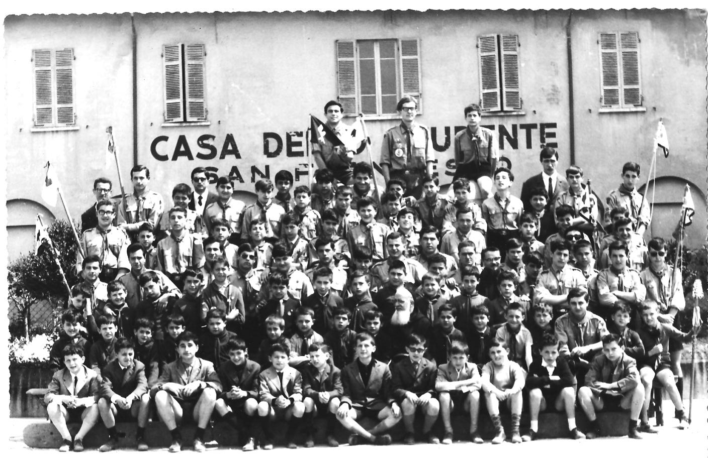 Gruppo scout anni 60