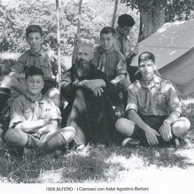 1956 Alfero Frate Agostino Al Campo Scout2